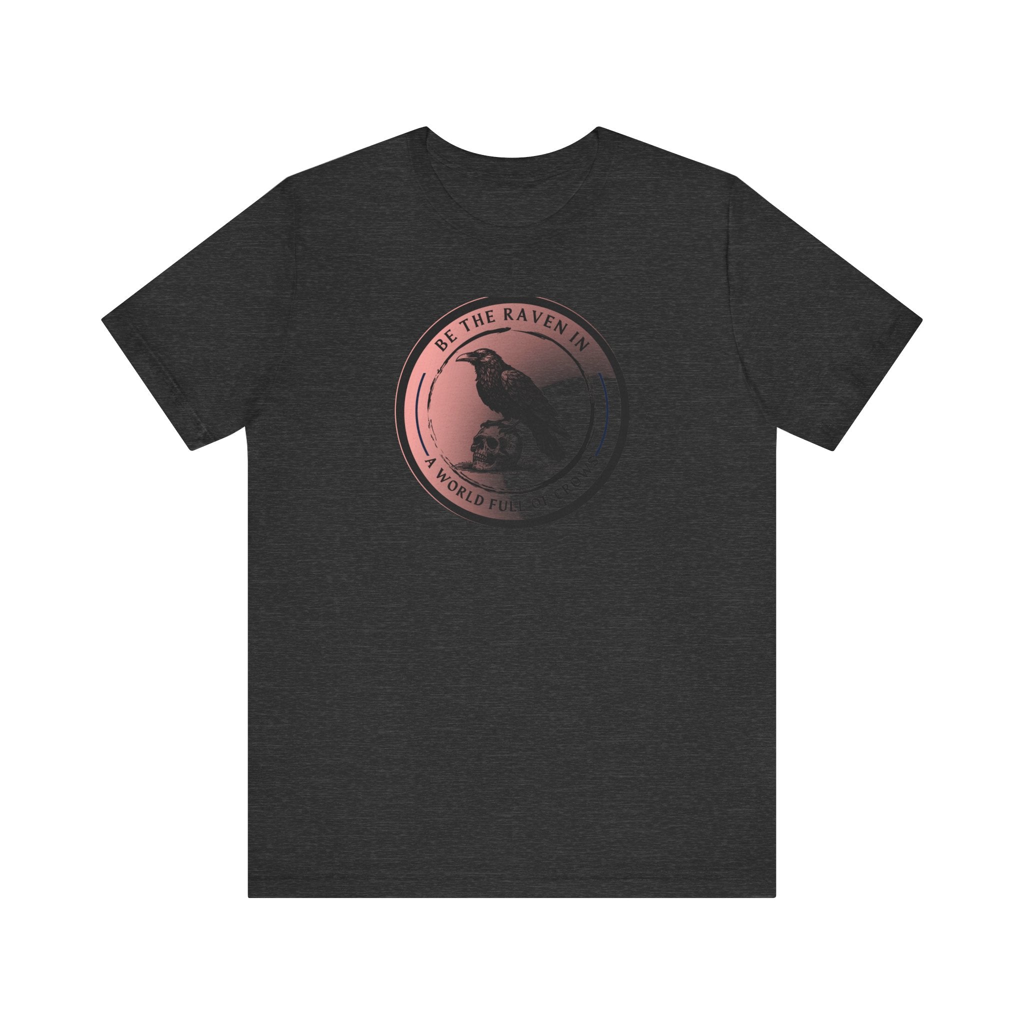 Vintage-Inspired Raven Tee, Casual Bird T-Shirt
