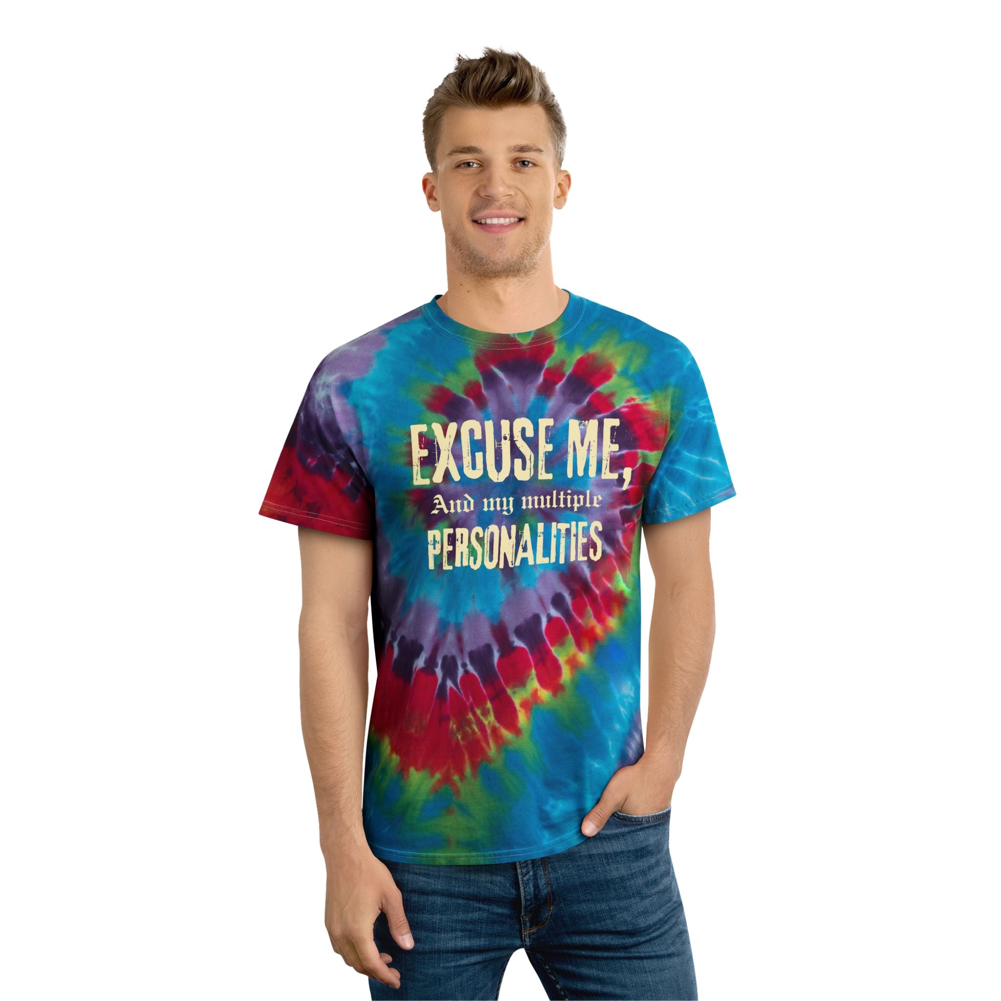 Whimsical Tie-Dye Tee, BPD| DID , Fun Summer Shirt