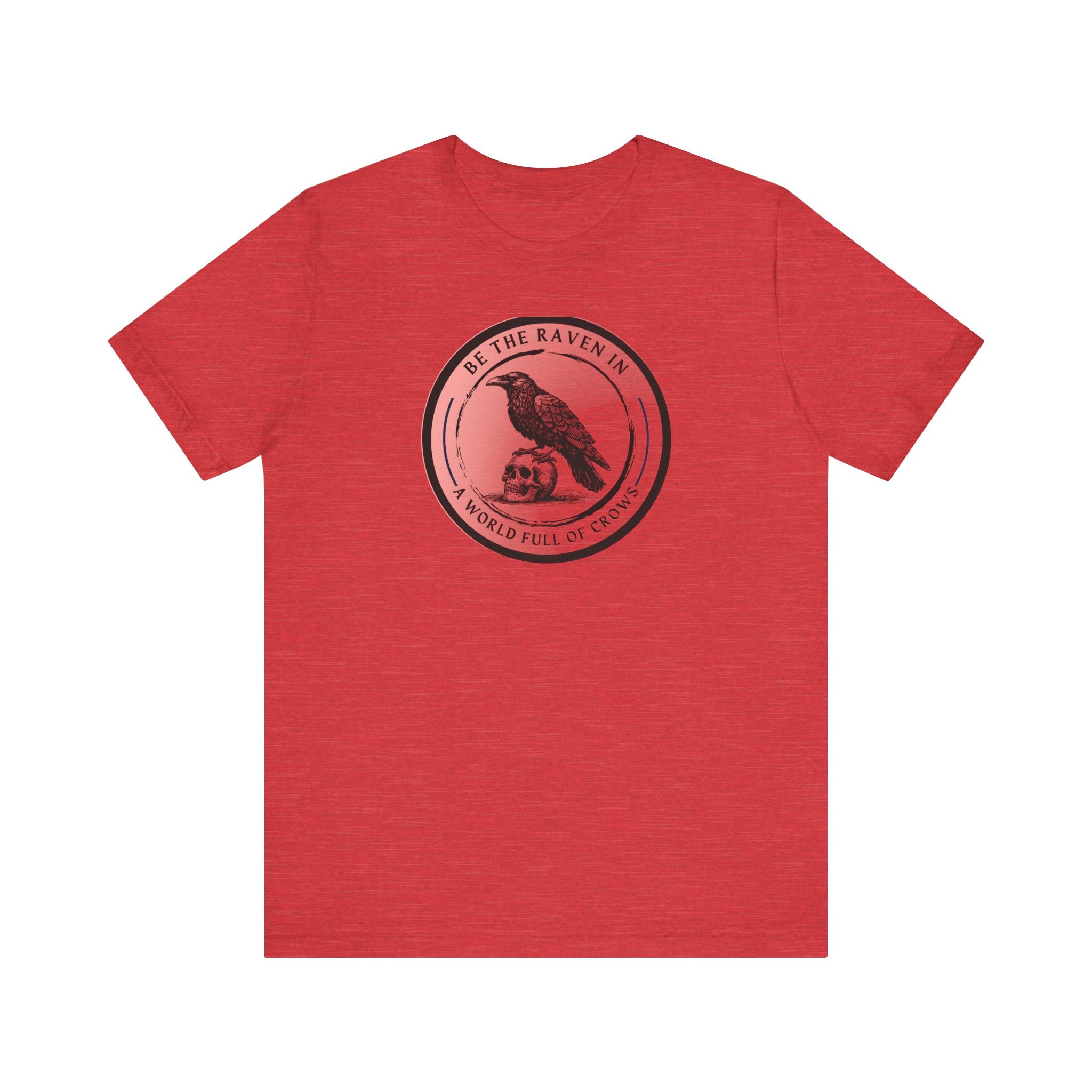 Vintage-Inspired Raven Tee, Casual Bird T-Shirt